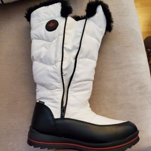Cougar Canada White Women's Snow Boots